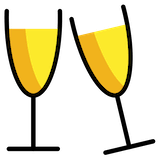 clinking-glasses Emoji openmoji
