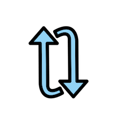 🔃 Clockwise Vertical Arrows Emoji in Openmoji