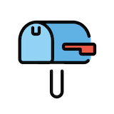 closed-mailbox-with-lowered-flag Emoji openmoji