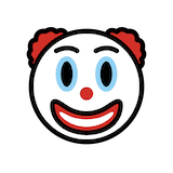 clown-face Emoji openmoji