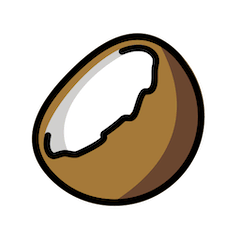 Coconut Emoji in Openmoji