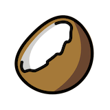 coconut Emoji openmoji
