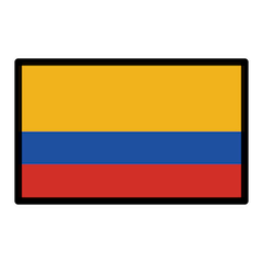 Bandiera della Colombia Emoji Openmoji