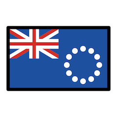 Bandeira das Ilhas Cook Emoji Openmoji