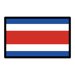 🇨🇷 Flag: Costa Rica Emoji in Openmoji
