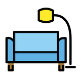 couch-and-lamp Emoji openmoji