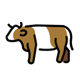 cow Emoji openmoji