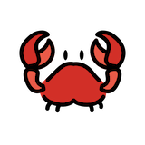 crab Emoji openmoji