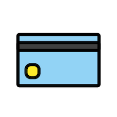 Carta di credito Emoji Openmoji