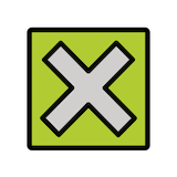 cross-mark-button Emoji openmoji