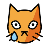 crying-cat Emoji openmoji