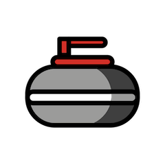 Curling Stone Emoji in Openmoji