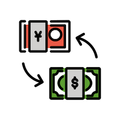 Geldwechsel Emoji Openmoji