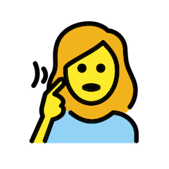 Deaf Woman on Openmoji