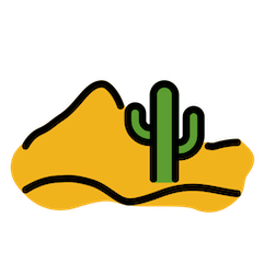 Desert Emoji in Openmoji