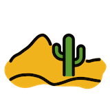 desert Emoji openmoji