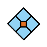 diamond-with-a-dot Emoji openmoji