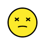 dizzy-face Emoji openmoji