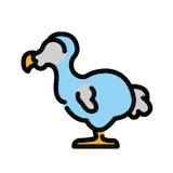 dodo Emoji openmoji