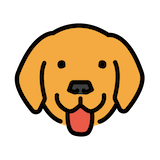 dog-face Emoji openmoji