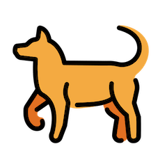 🐕 Dog Emoji in Openmoji