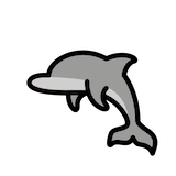 dolphin Emoji openmoji