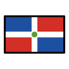 Флаг Доминиканской Республики Эмодзи в Openmoji