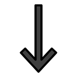 down-arrow Emoji openmoji