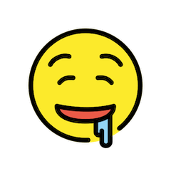 🤤 Drooling Face Emoji in Openmoji