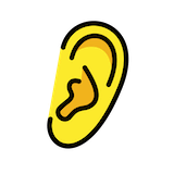 ear Emoji openmoji