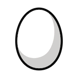 egg Emoji openmoji