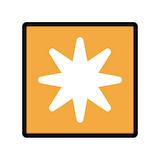 eight-pointed-star Emoji openmoji