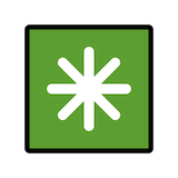 eight-spoked-asterisk Emoji openmoji