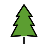 evergreen-tree Emoji openmoji
