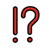 exclamation-question-mark Emoji openmoji