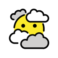 😶‍🌫️ Face in clouds Emoji in Openmoji