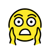 face-screaming-in-fear Emoji openmoji