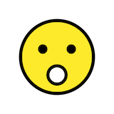 face-with-open-mouth Emoji openmoji