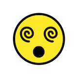 face-with-spiral-eyes Emoji openmoji