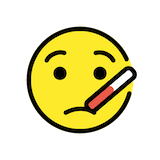 face-with-thermometer Emoji openmoji