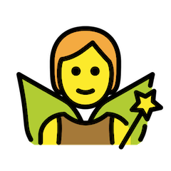 🧚 Fairy Emoji in Openmoji