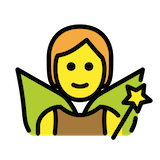 fairy Emoji openmoji