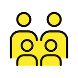 family-adult-adult-child-child Emoji openmoji