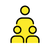 family-adult-child-child Emoji openmoji