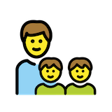 family-man-boy-boy Emoji openmoji