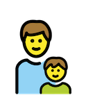 family-man-boy Emoji openmoji