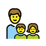 family-man-girl-boy Emoji openmoji