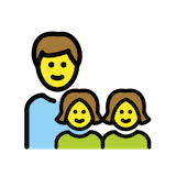 family-man-girl-girl Emoji openmoji
