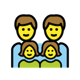 family-man-man-girl-girl Emoji openmoji