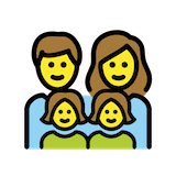 family-man-woman-girl-girl Emoji openmoji
